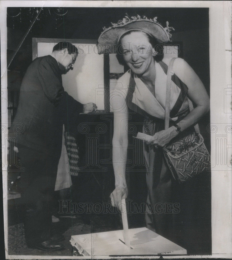 1954 Press Photo Mrs Willie e Murray - Historic Images