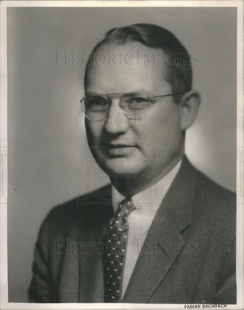 1958 Press Photo H. D. Murphy  Pullman Co. - Historic Images