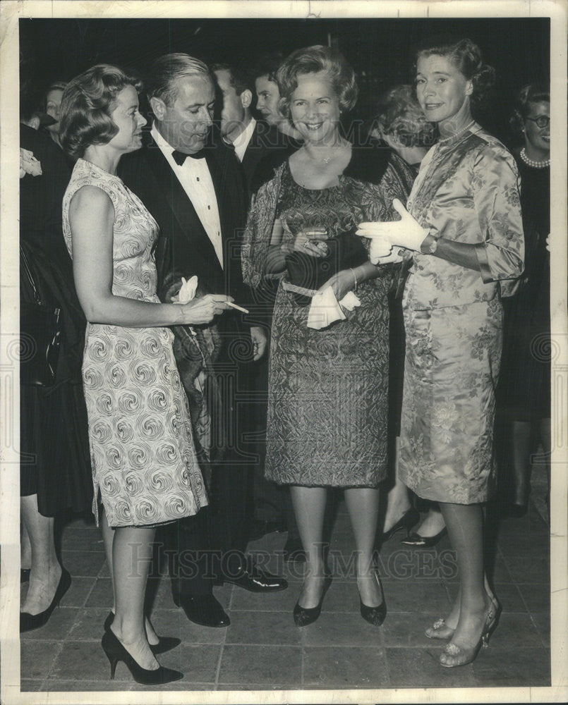 1963 Press Photo Mrs Alen Stults T. Miller Thompson, Mrs T Miller Thompson - Historic Images