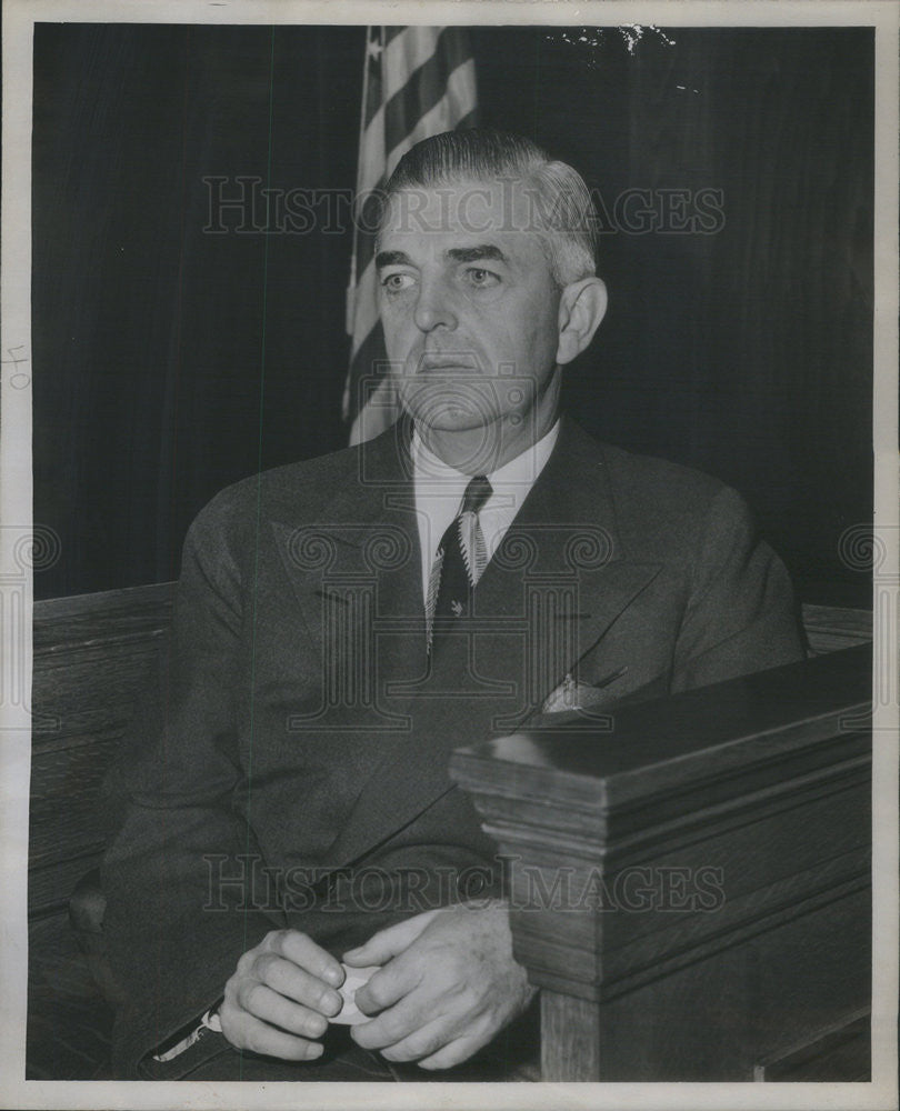 1945 Press Photo Dr. Horace Lyons testified Superior court inheritance - Historic Images