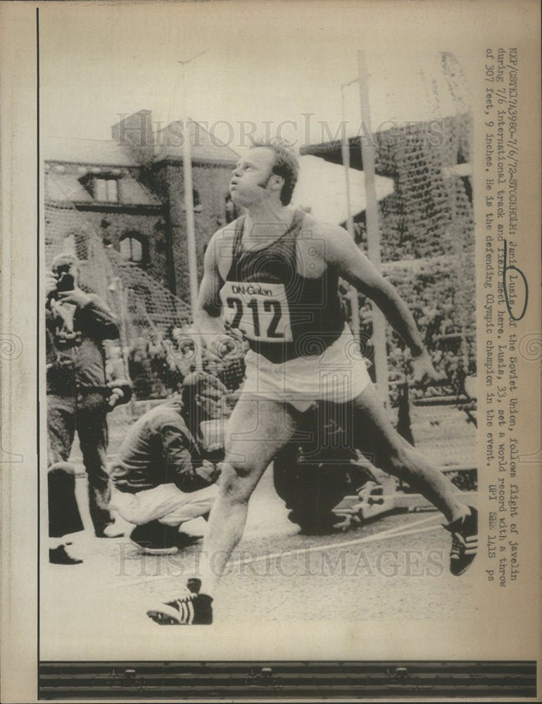 1973 Press Photo Janis Lusis Soviet Union baseball - Historic Images