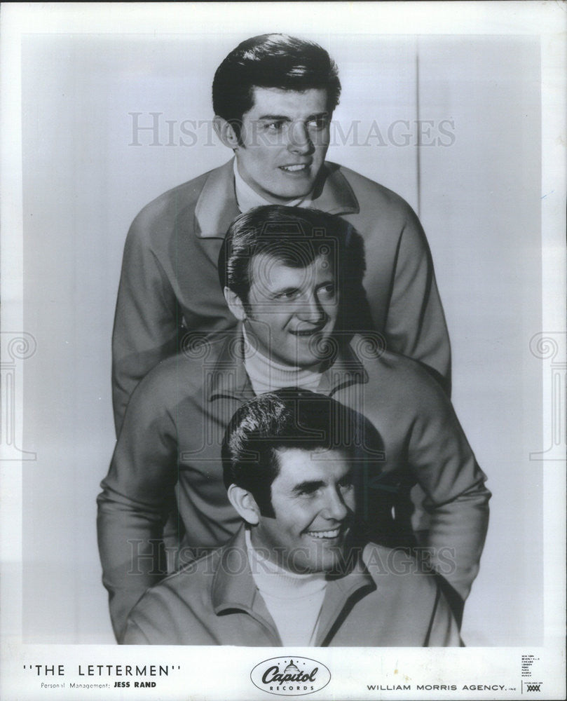 1970 Press Photo The Lettermen Capitol records Jess Rand William Morris Agency - Historic Images