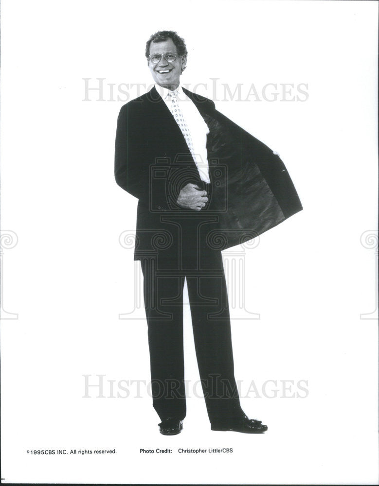 1995 Press Photo David Letterman - Historic Images