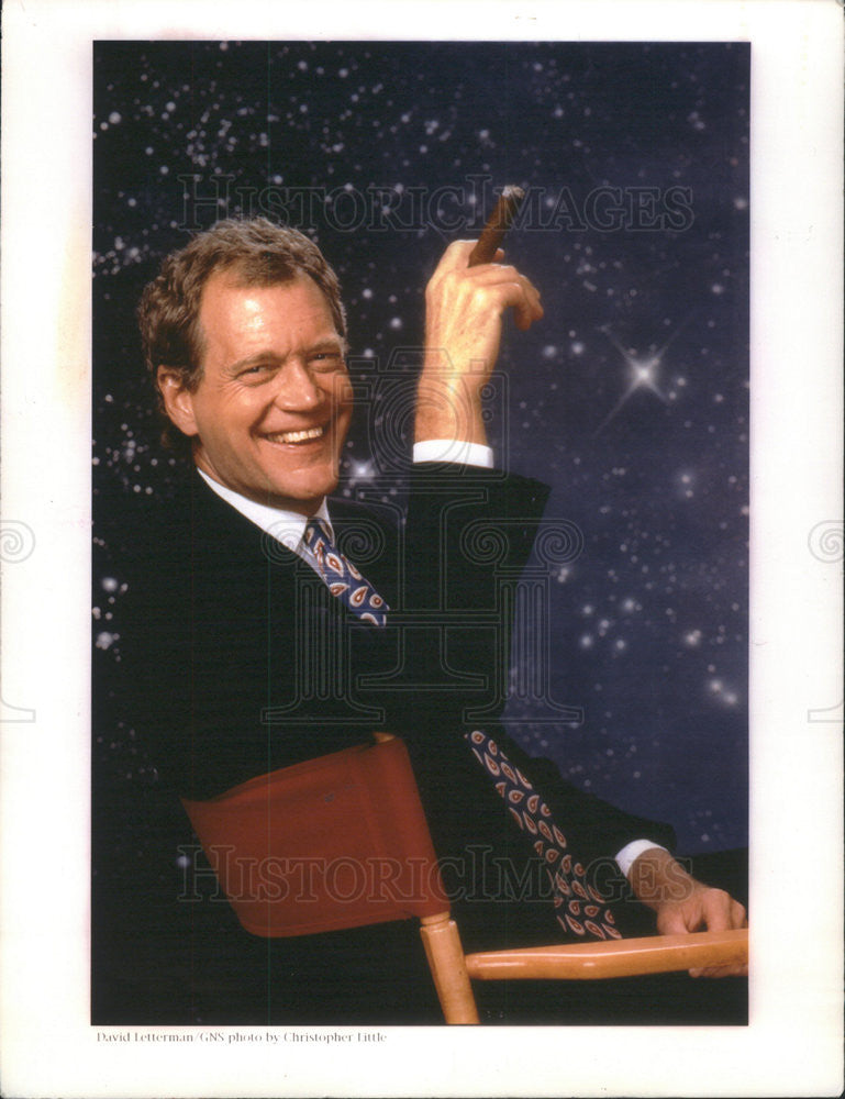 1993 Press Photo Comedian David Letterman - Historic Images