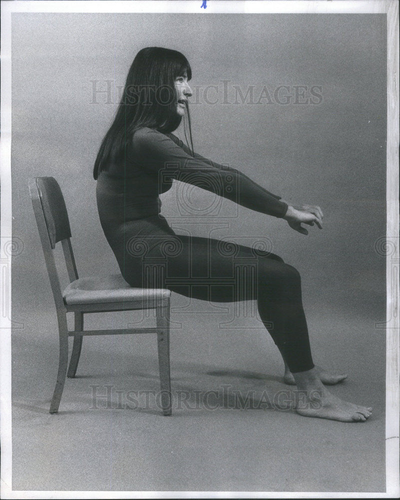 1975 Press Photo Maggie Lettvin, Exercise Guru &amp; Author, &quot;The Beautiful Machine&quot; - Historic Images