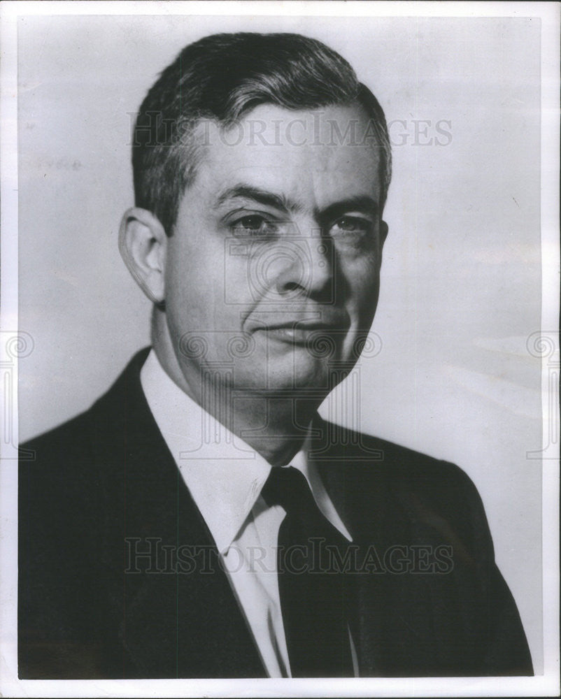 1960 Press Photo Miles C Leverett;manager for General Electric - Historic Images