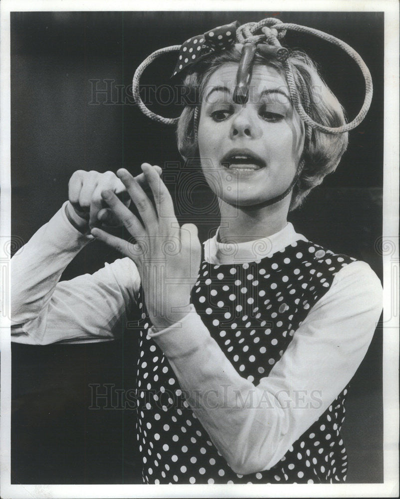 1969 Press Photo Marylin Moyer in &quot;You&#39;re a Good Man Charlie Brown&quot; - Historic Images