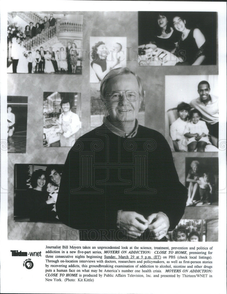 Press Photo Journalist Bill Moyers - Historic Images