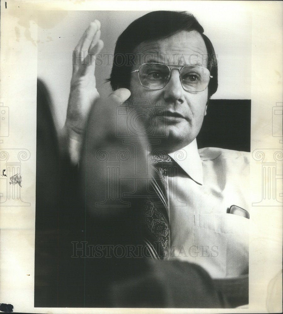 1979 Press Photo Bill Moyers WTTW - Historic Images