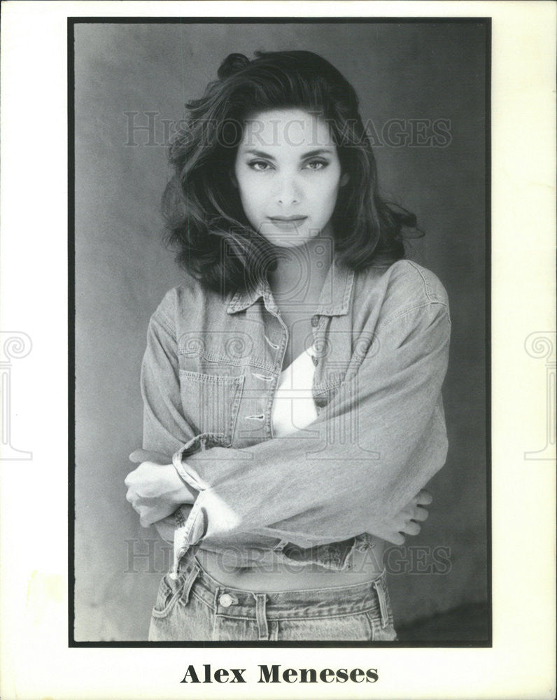 Press Photo Actress Alex Meneses - Historic Images