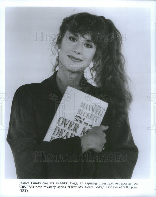 1990 Press Photo American Actress Jessica Lundy Starring In 