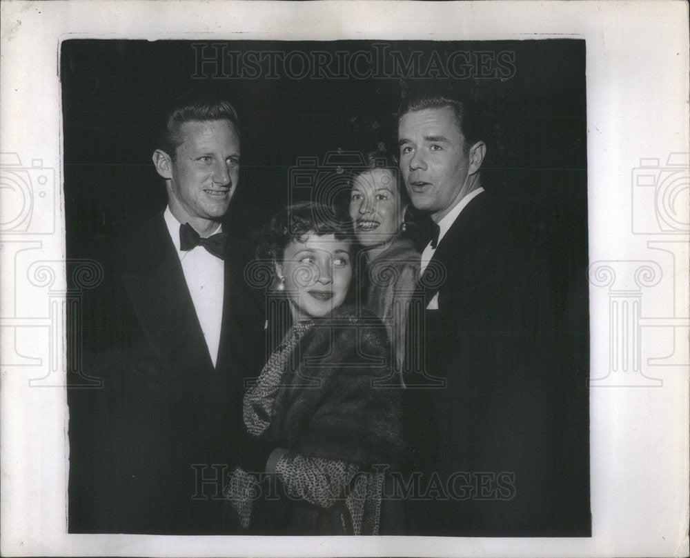 1951 Press Photo Geary Steffen, Jane Powell &amp; The Marshall Thompsons - Historic Images