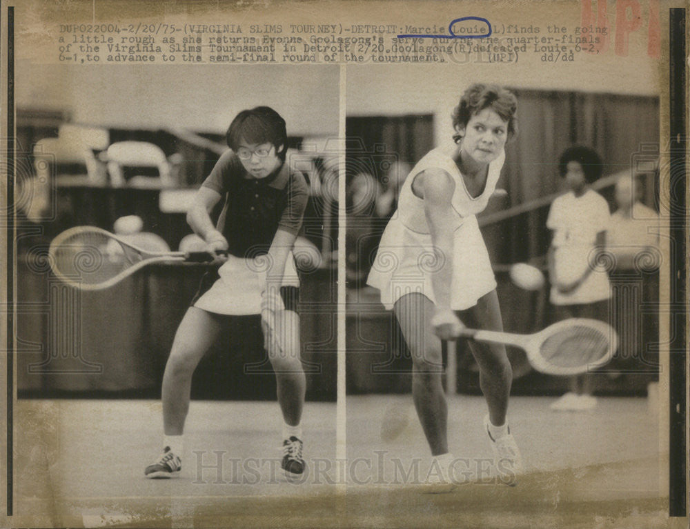 1975 Press Photo Marcie Louie. - Historic Images