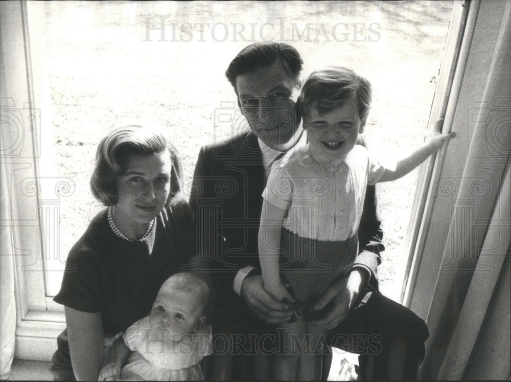 1967 Press Photo Princess Alexandra Family Portrait Angus Ogilvy Mariana James - Historic Images