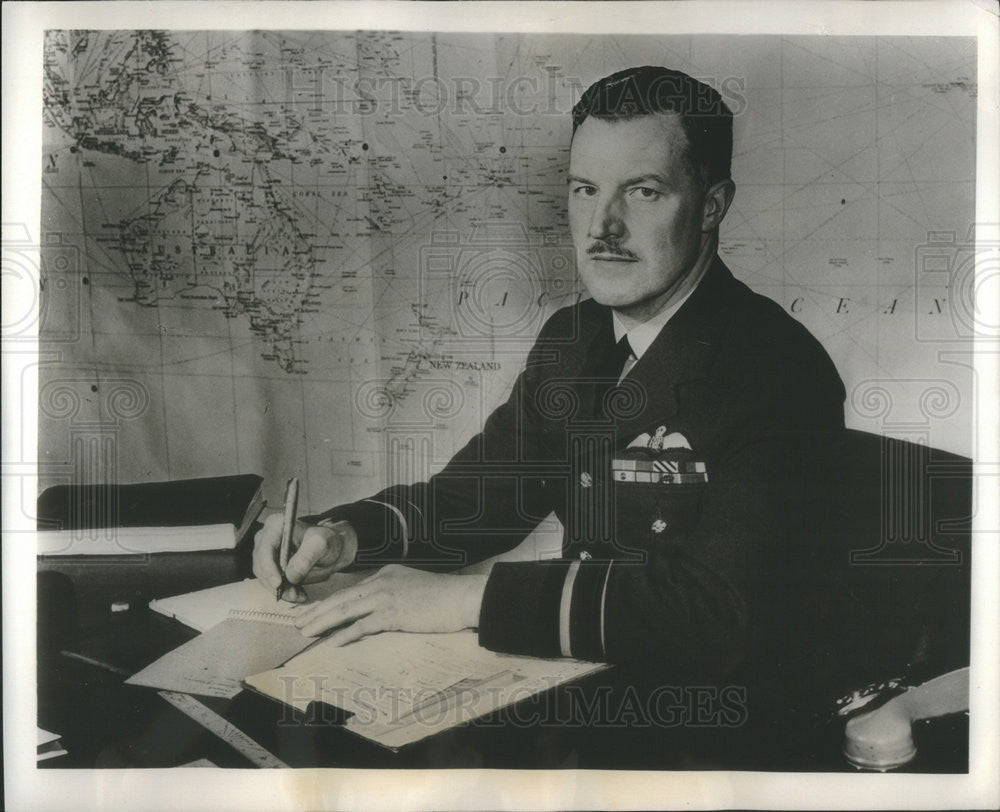 1956 Press Photo Air Vice-Marshal WE Oulton Will Test Nuclear Explosions - Historic Images