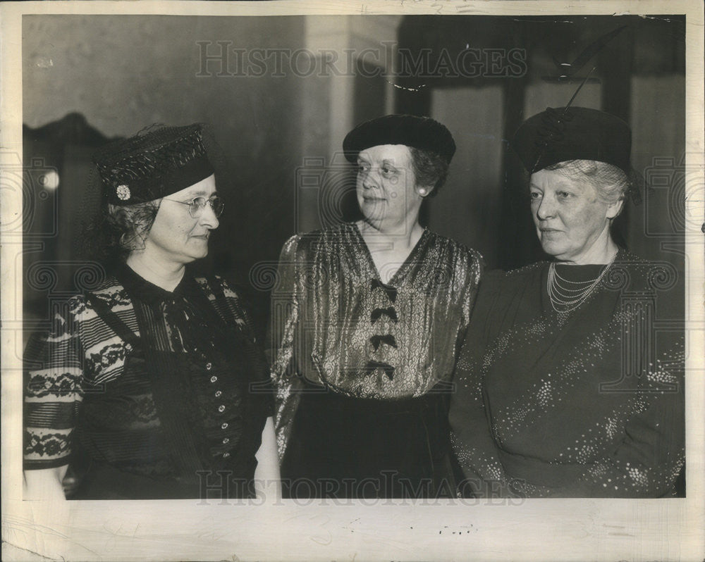 1938 Press Photo Republican Women Representatives: Peffers, Vandervries &amp; Holman - Historic Images