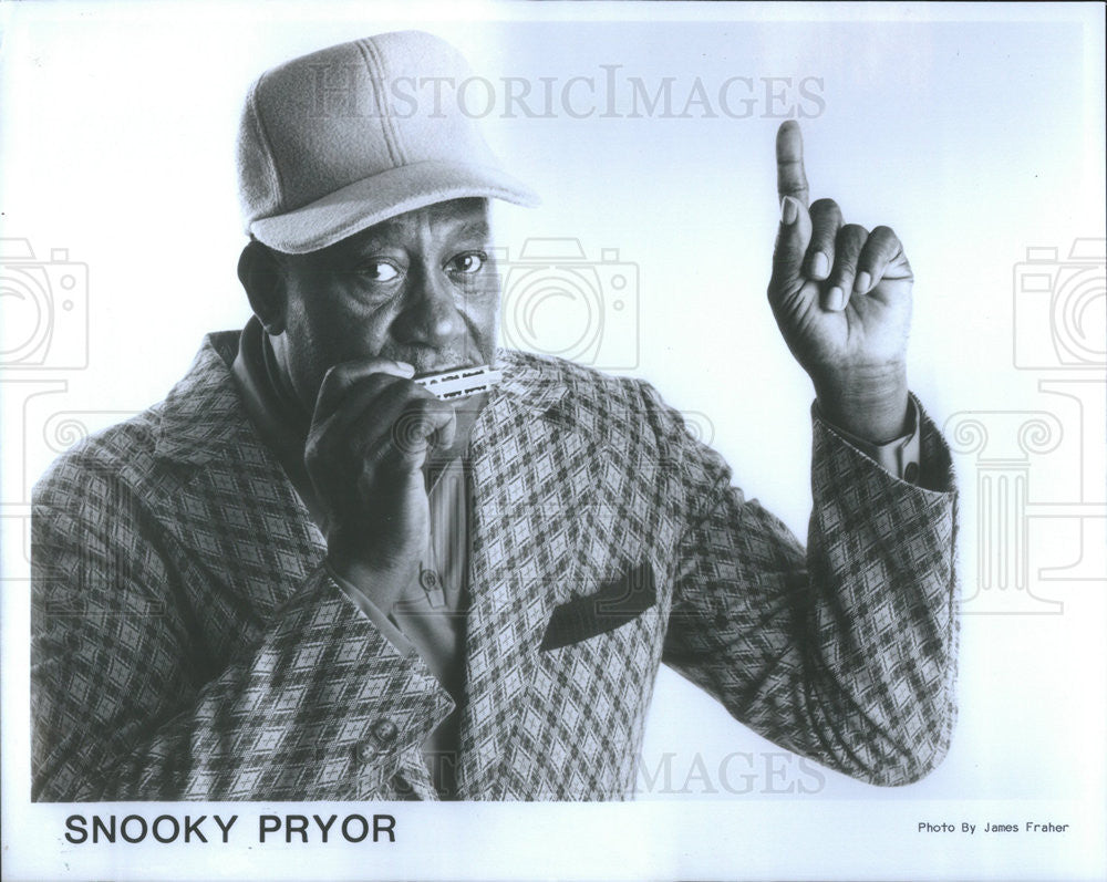Undated Press Photo Musician Snooky Pryor - Historic Images