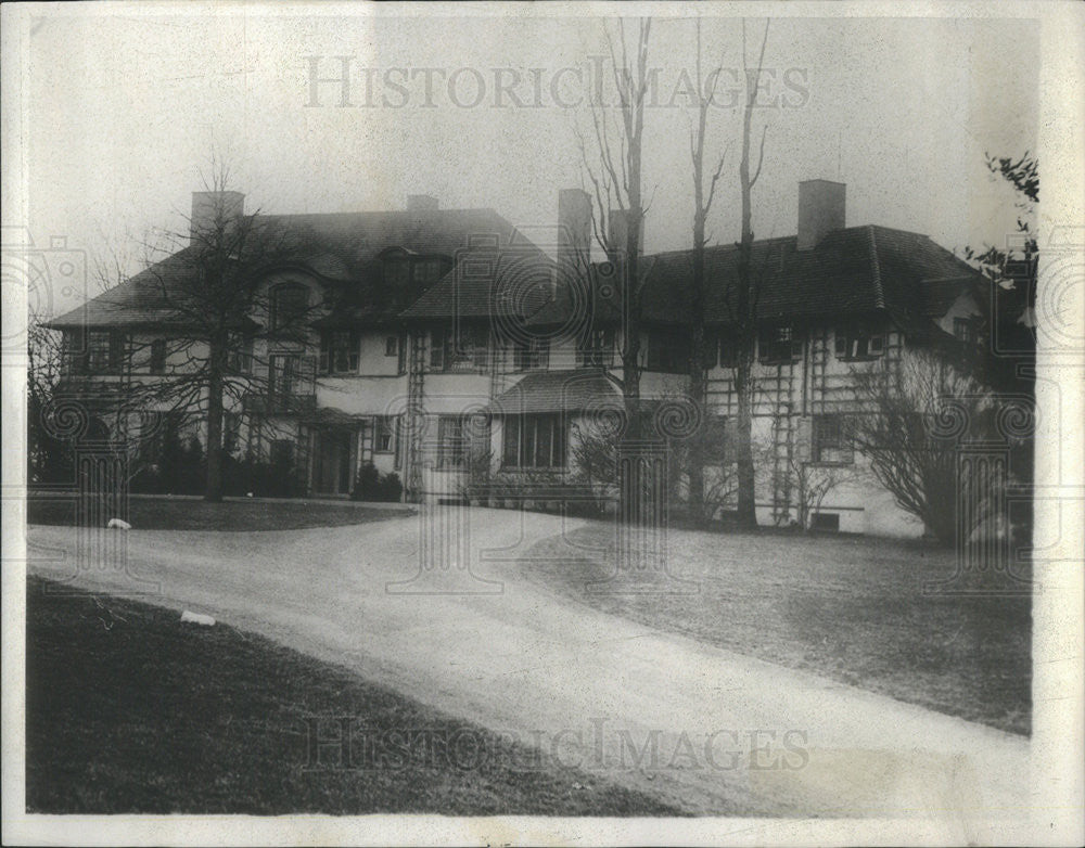 1930 Press Photo Home Of Lessing J. Rosenwald/Print Council Of America - Historic Images