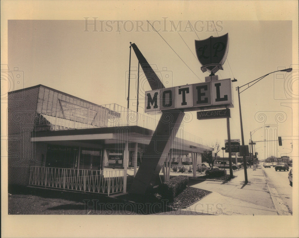 1993 Press Photo Murderer Robert Faraci Last Known Address LP Motel - Historic Images