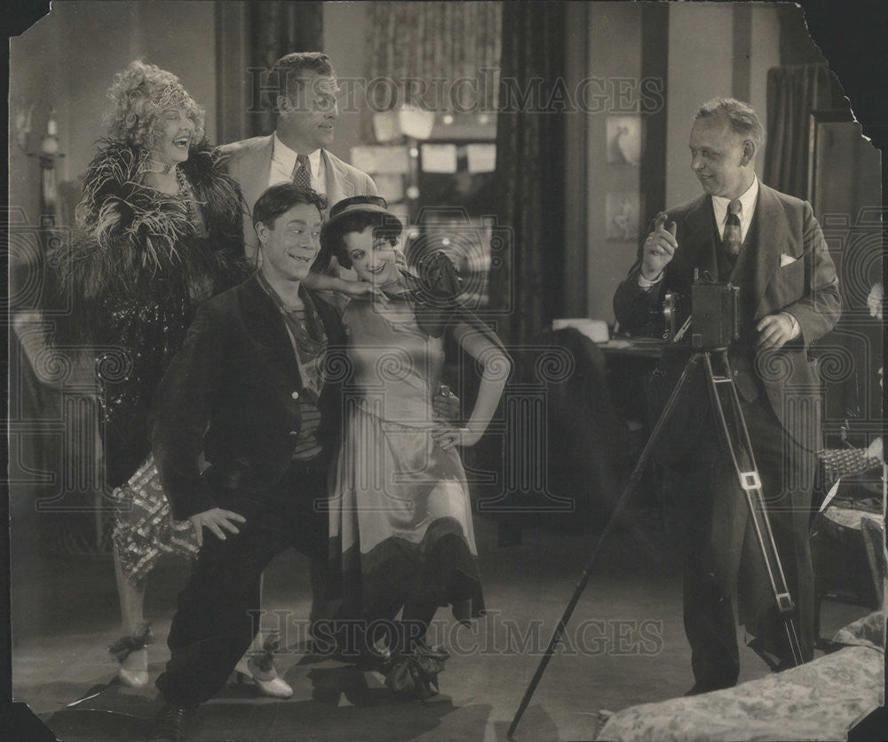 1928 Press Photo Gertrude Olmstead Joe Brown Ralph Ivac Andy Miller - Historic Images