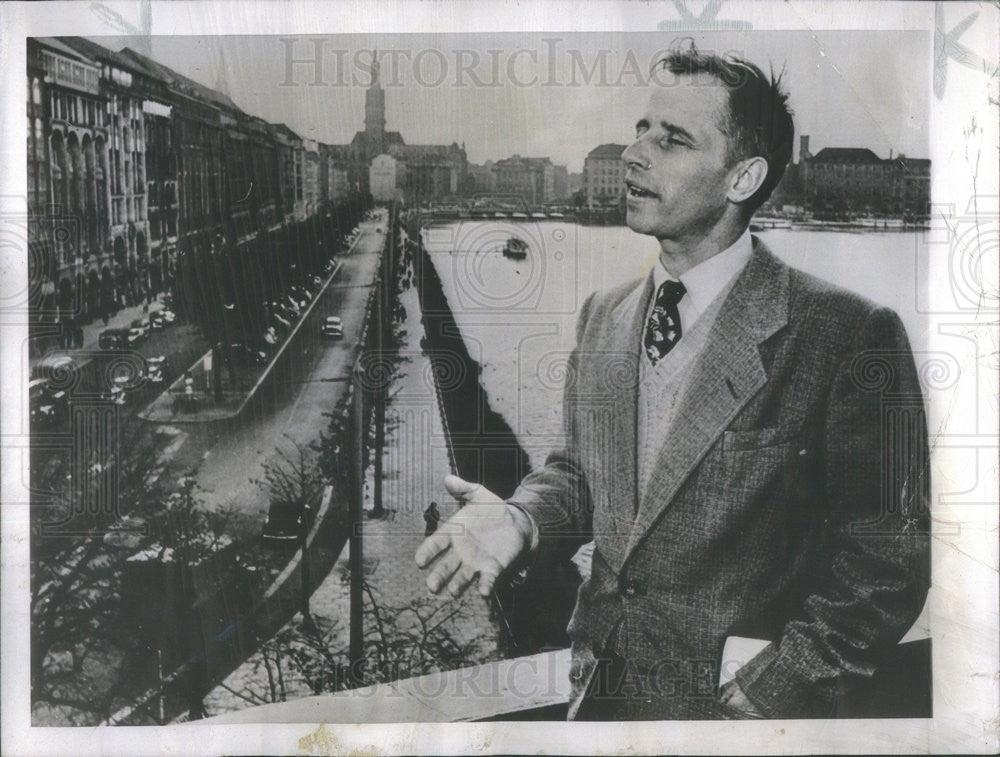 1953 Press Photo Reinhold pagel,former German army who assumed diff name to - Historic Images