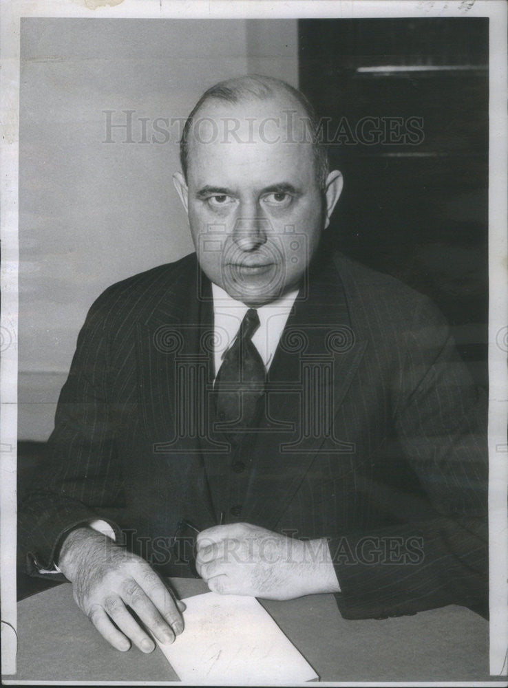 1935 Press Photo Solicitor General Stanley Reed Will Argue The New Deal&#39;s Case - Historic Images