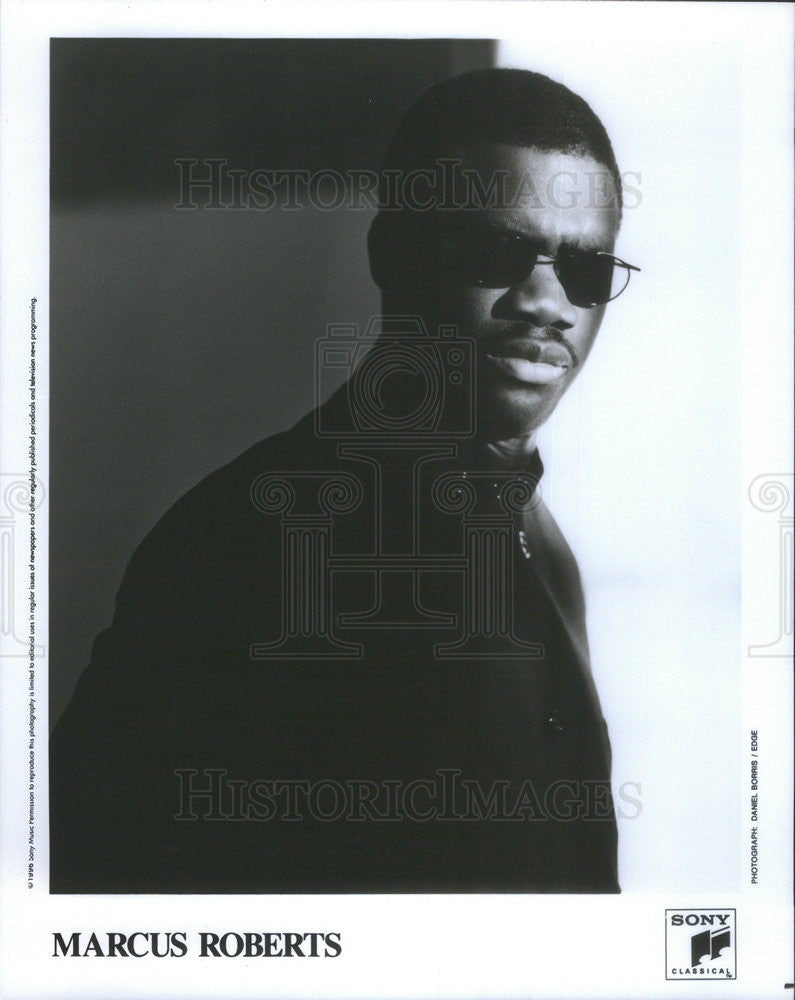 1996 Press Photo Pianist Marcus Roberts - Historic Images