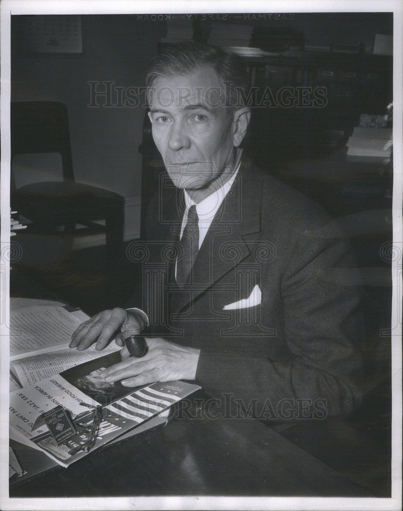 1956 Press Photo Virginia&#39;s Senator A. Willis Robertson is Familiar Figure - Historic Images