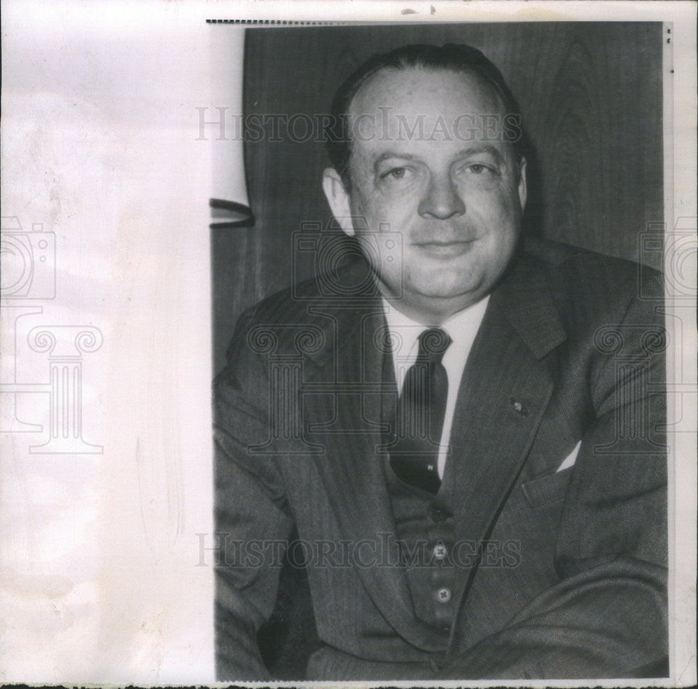 1963 Press Photo George McGhee Appointed Ambassador To Germany By Kennedy - Historic Images