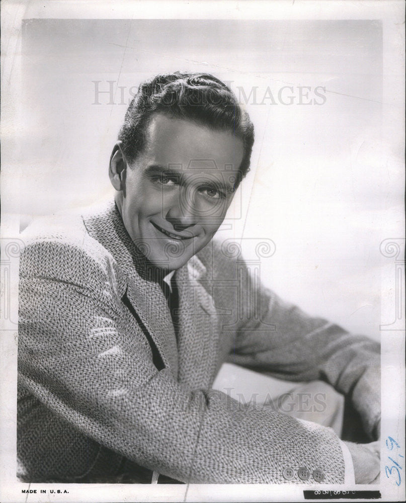 1947 Press Photo Frank Latimore Actor - Historic Images