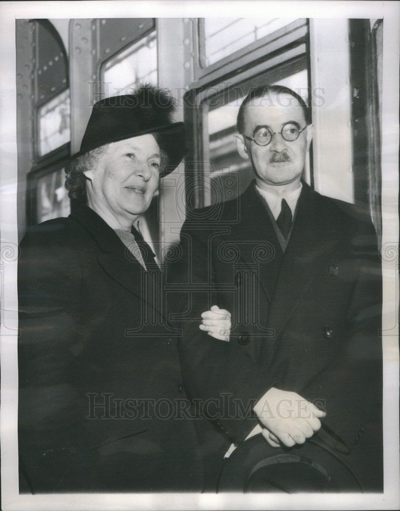 1948 Press Photo Harold J. Laski, Former Chairman of the Policy Committee - Historic Images