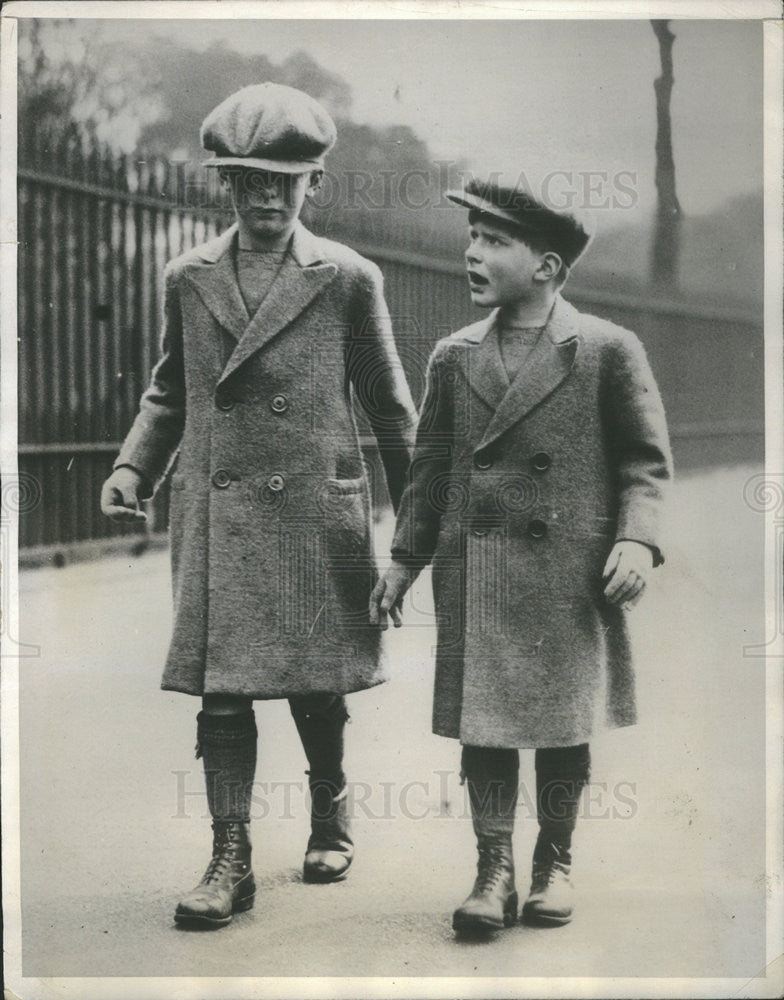 1929 Press Photo Master George and Master Gerald Lascelles - Historic Images