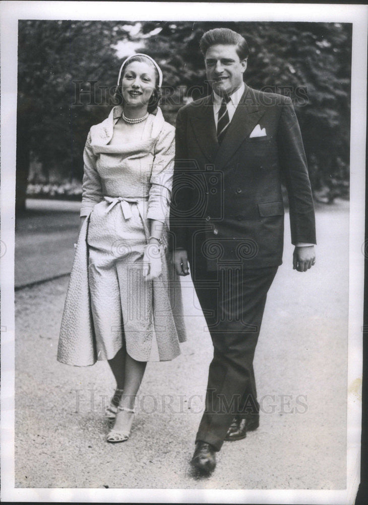 1952 Press Photo Gerald Lagelles Cousin of Queen Elizabeth II - Historic Images