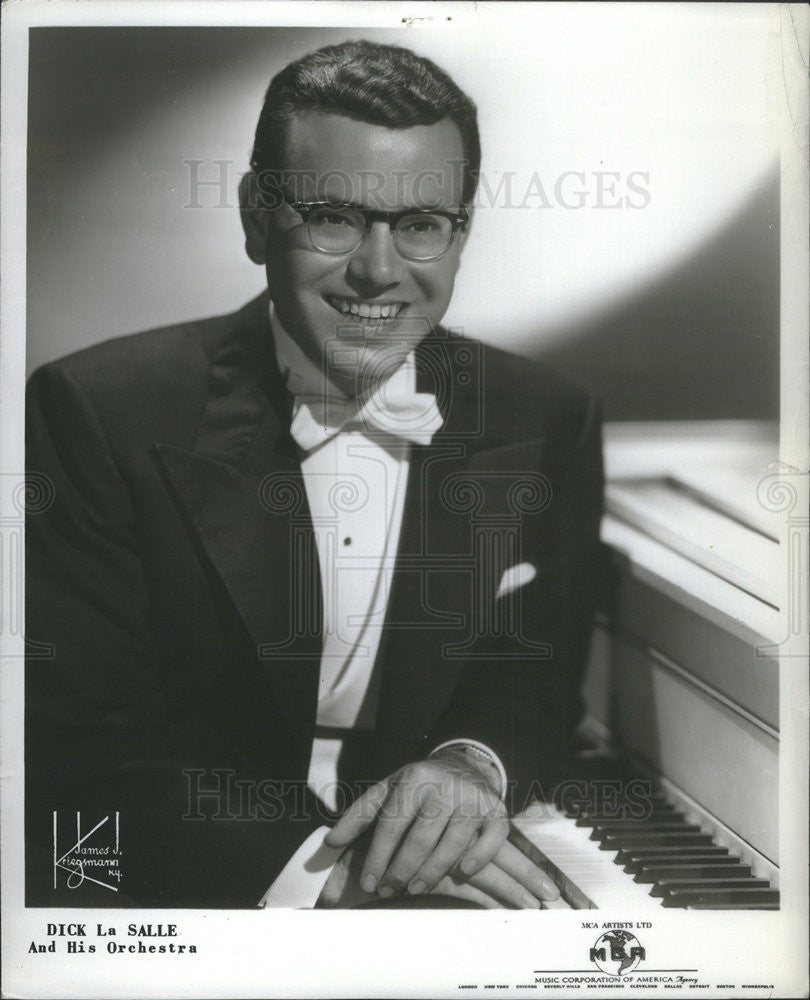 1954 Press Photo Dick La Salle &amp; His Orchestra - Historic Images