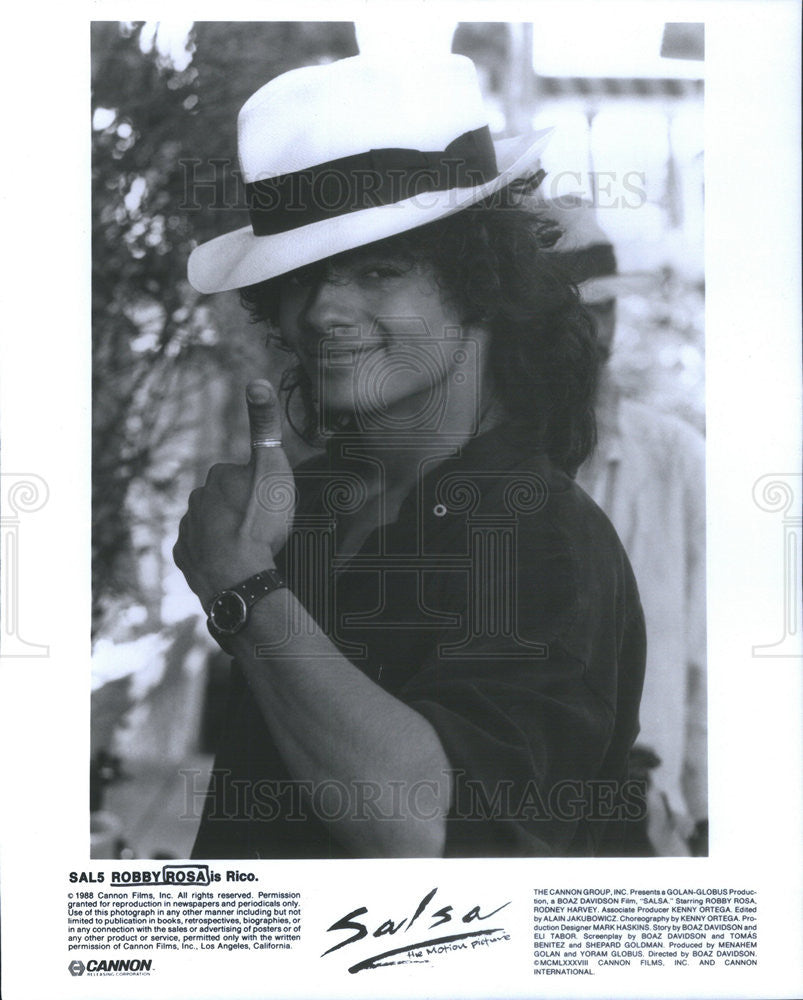 1988 Press Photo Salsa Stars Robby Rosa - Historic Images