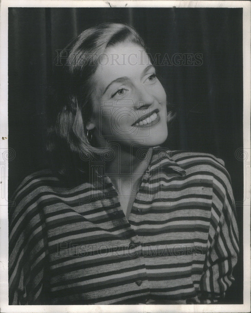 1954 Press Photo Michaele Myers Blithe Spirit East Eden Summer Theater - Historic Images