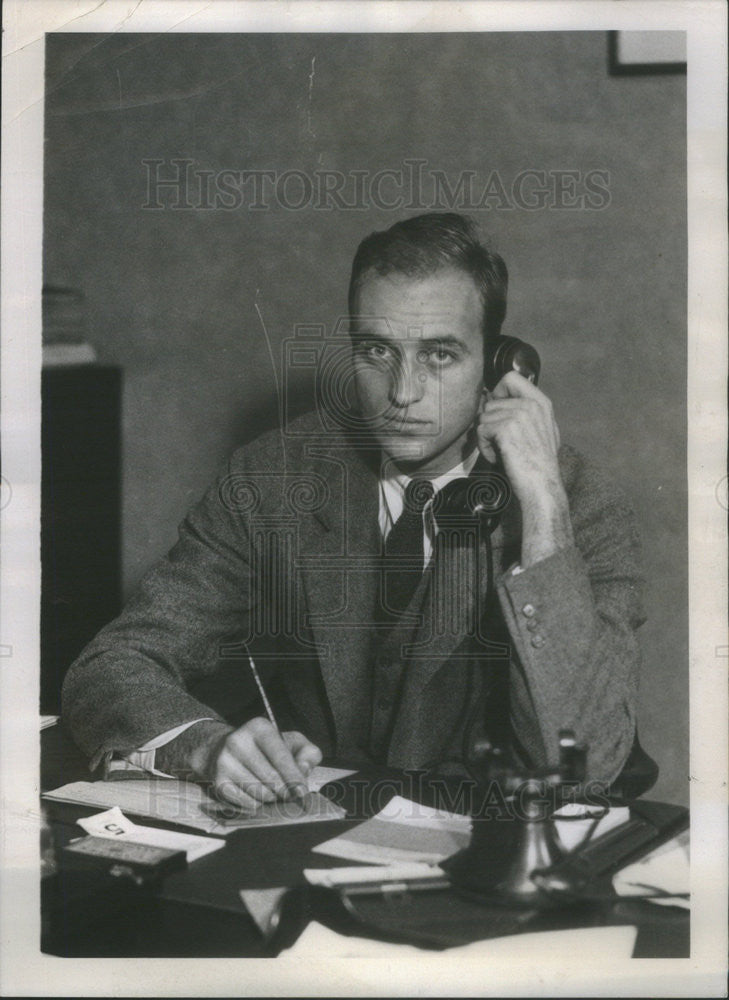 1938 Press Photo President Roosevelt&#39;s son James - Historic Images