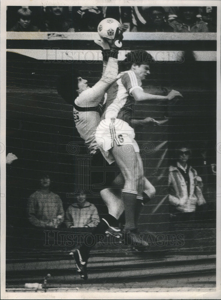 Undated Press Photo Cago Sting Vs. Tulsa Roughnecks - Historic Images