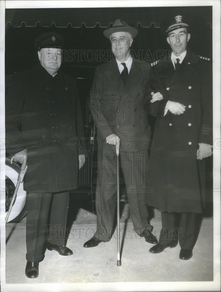 1941 Press Photo British Prison Faster Receives  Arrives DC Minister - Historic Images