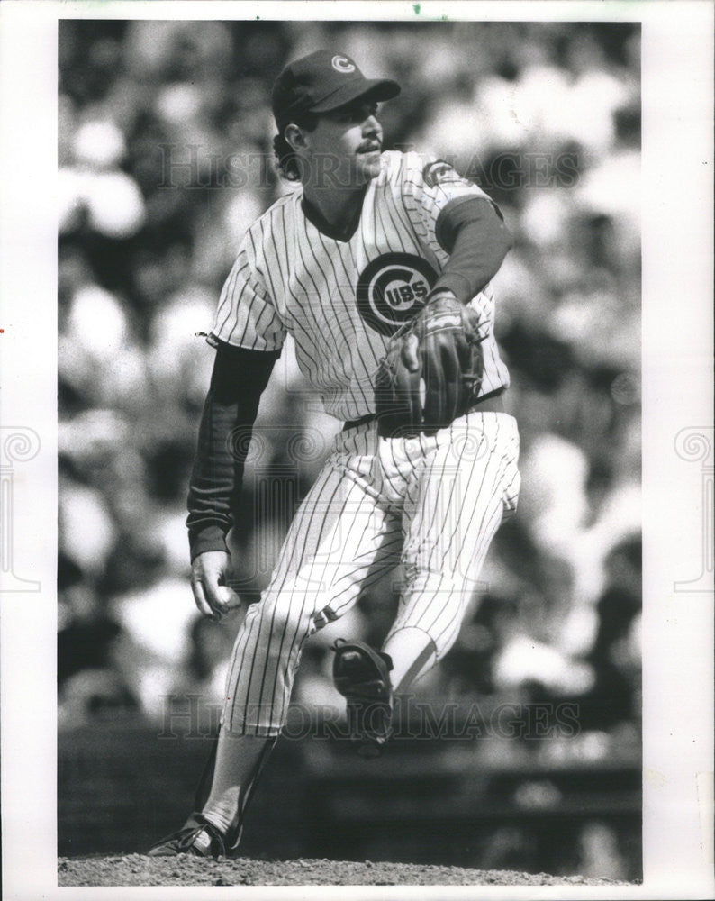 1988 Press Photo Cubs Pitcher Jeff Pico - Historic Images