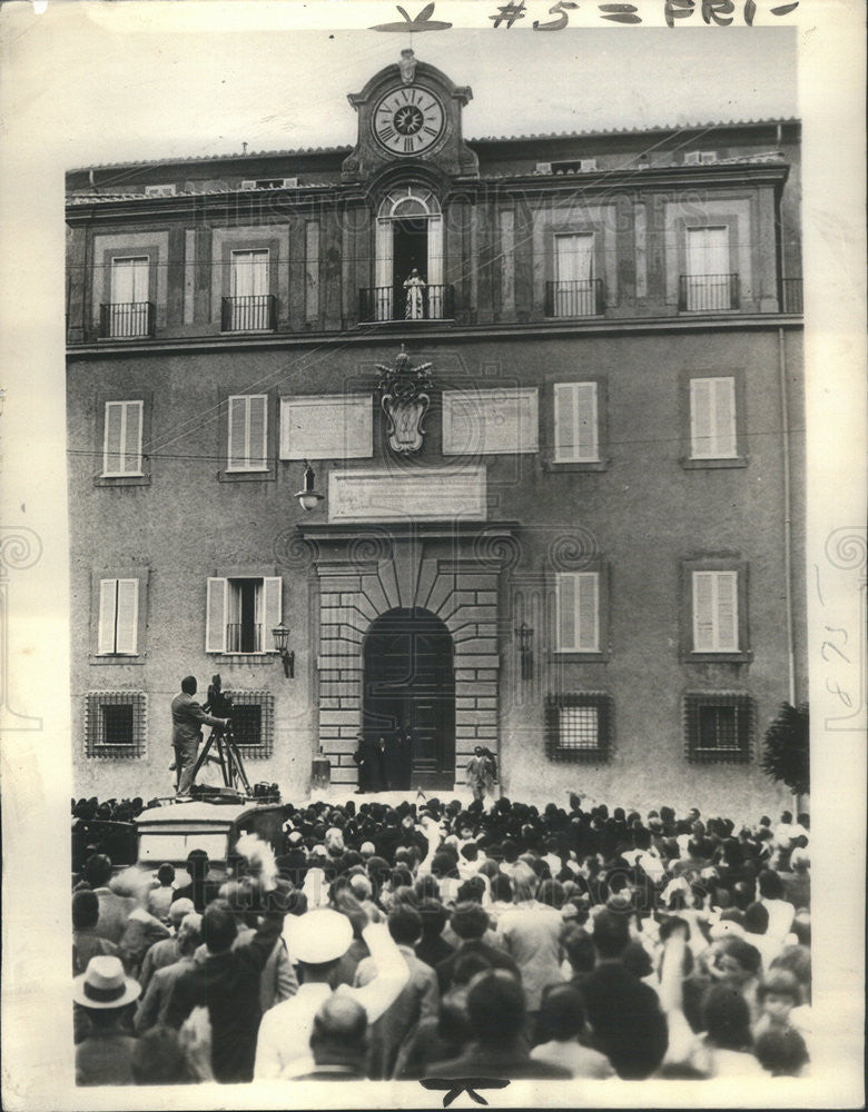 1934 Press Photo Pope Pius XI Vatican City Sovereign - Historic Images