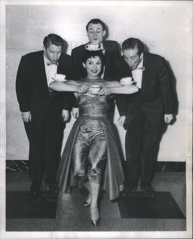 1955 Press Photo Mello-Larks,musical group - Historic Images