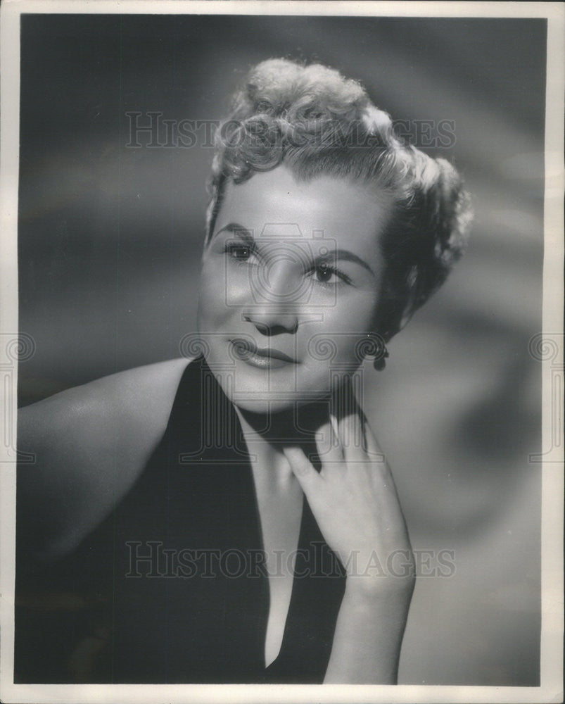 1958 Press Photo Honey Mellon,torch singer - Historic Images