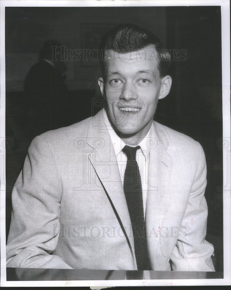 1959 Press Photo Charles Leroy Melquist,in circuit court - Historic Images