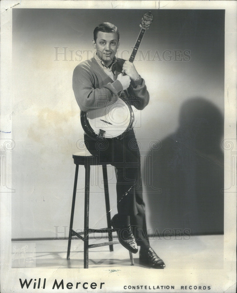 1969 Press Photo Will Mercer,musician - Historic Images