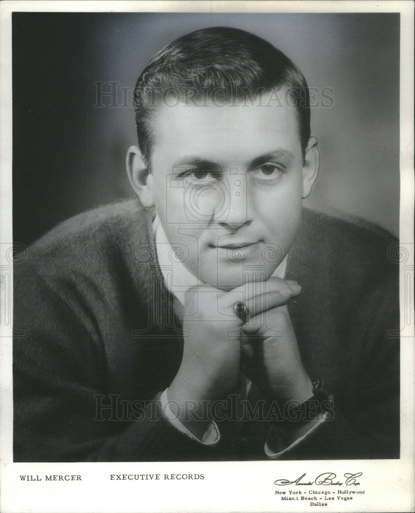 1963 Press Photo Will Mercer,musician - Historic Images