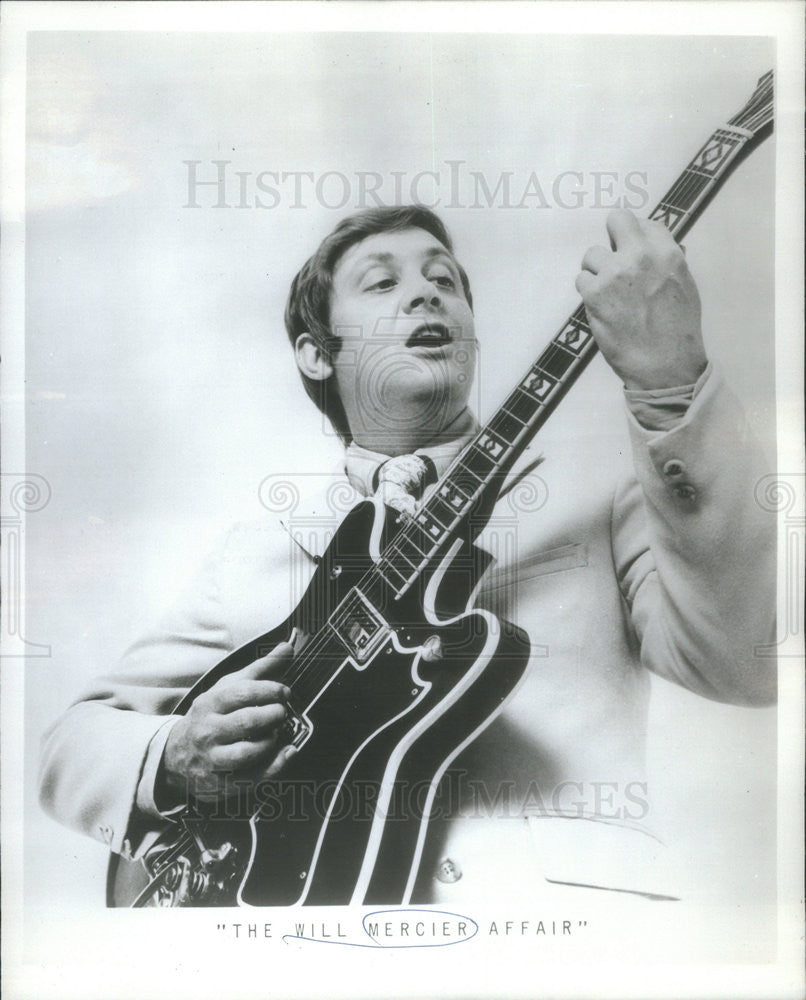 1970 Press Photo Will Mercier Musician - Historic Images