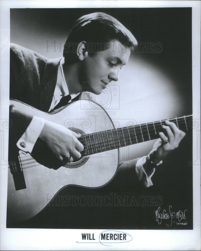 1968 Press Photo Will Mercier Singer Musician - Historic Images