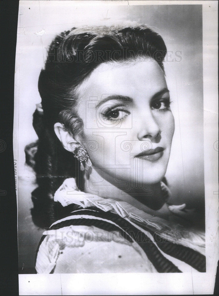 1947 Press Photo Actress Madge Meredith - Historic Images