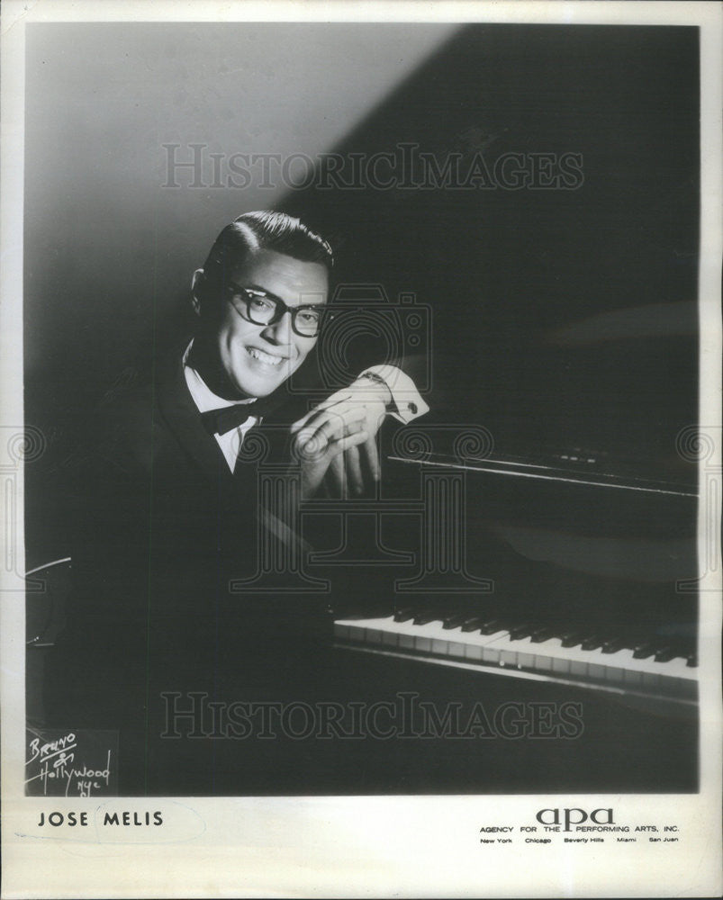 1969 Press Photo Jose melis pianist - Historic Images